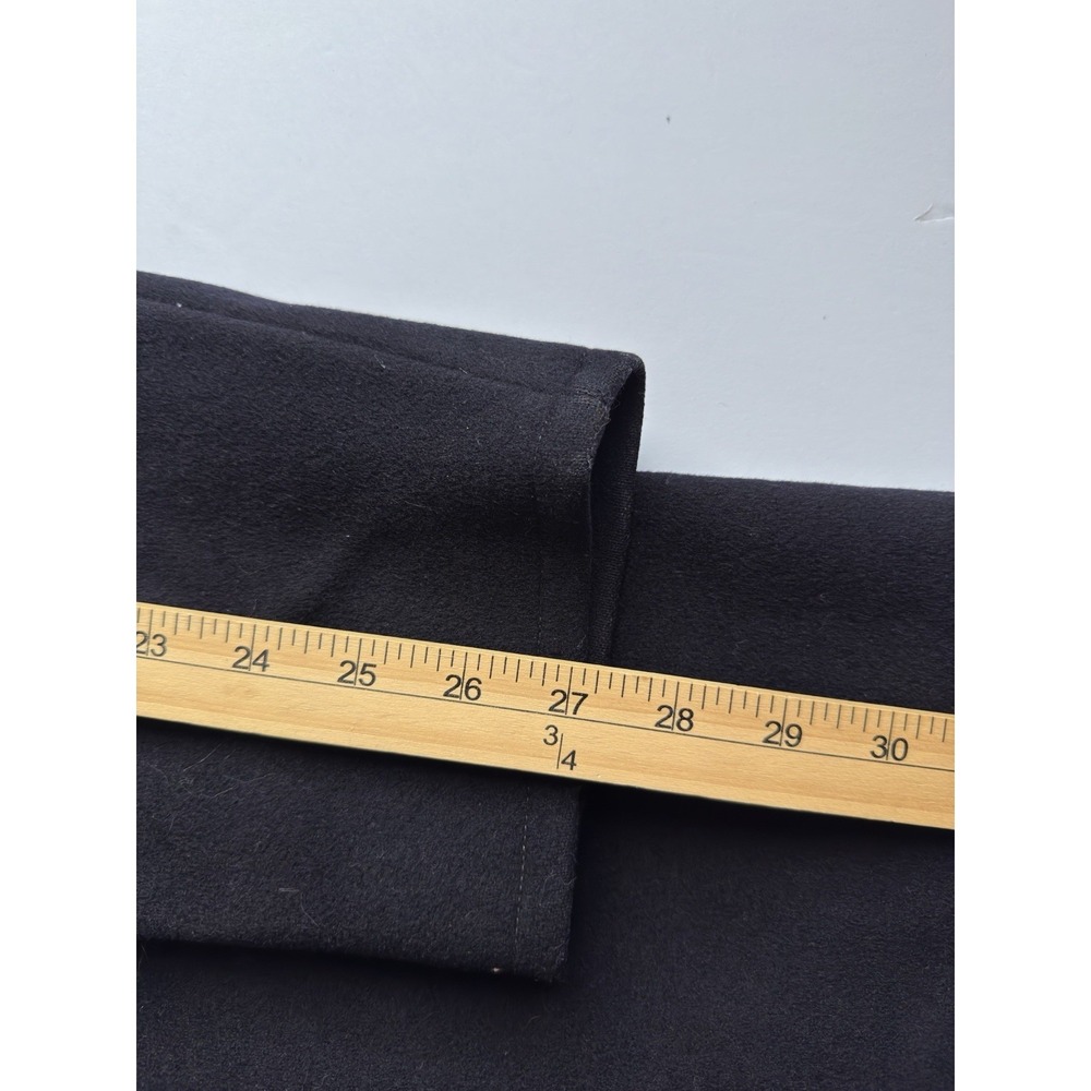 VTG U.S. Navy Mens Double Breasted 100% Wool Gold Button Peacoat Navy Blue 38XL - Picture 11 of 13